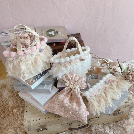 巾着＆トートSET Pom Pom Bunny