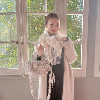 ★ロングFluffyニットガウン