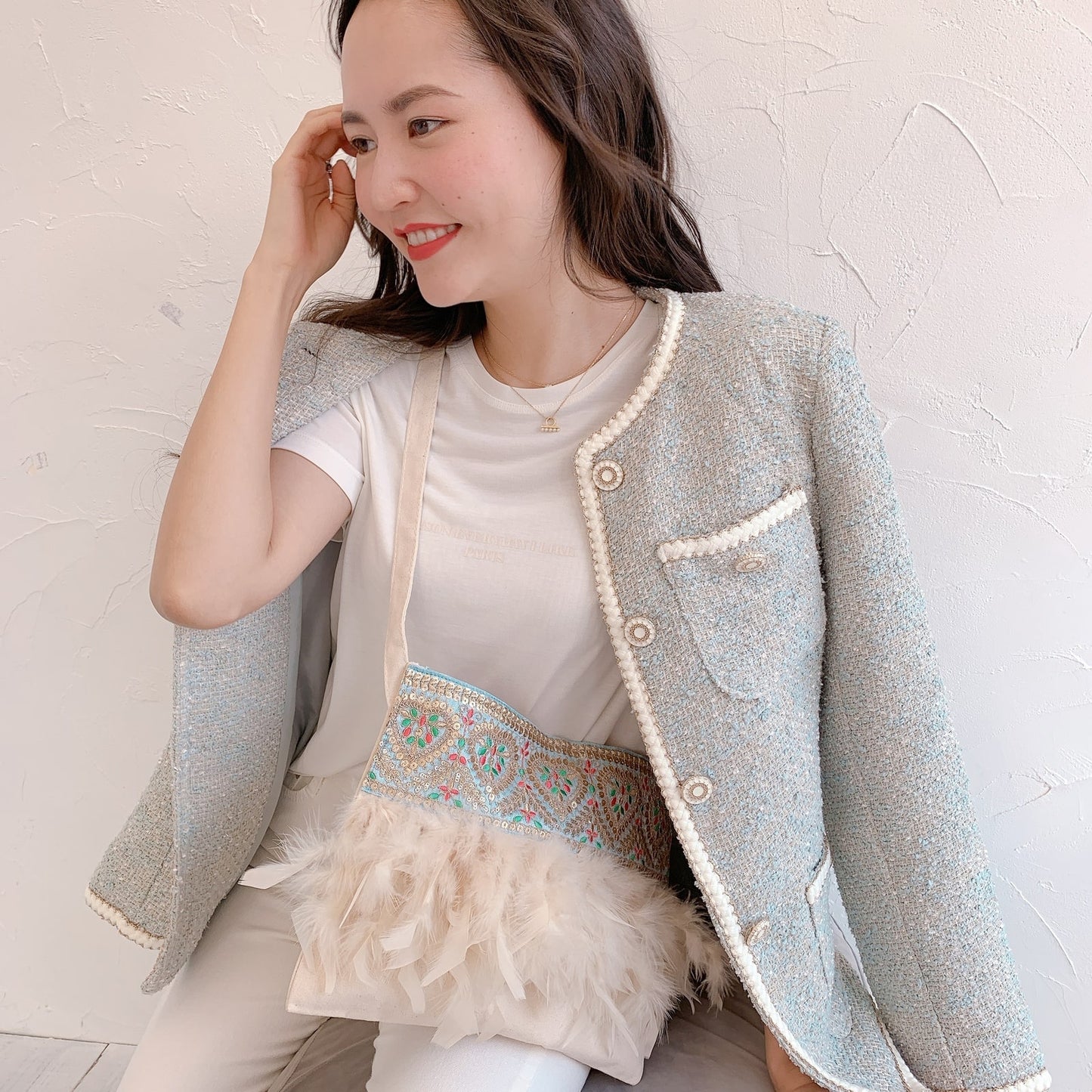 サコッシュ Love Poppy Colorful