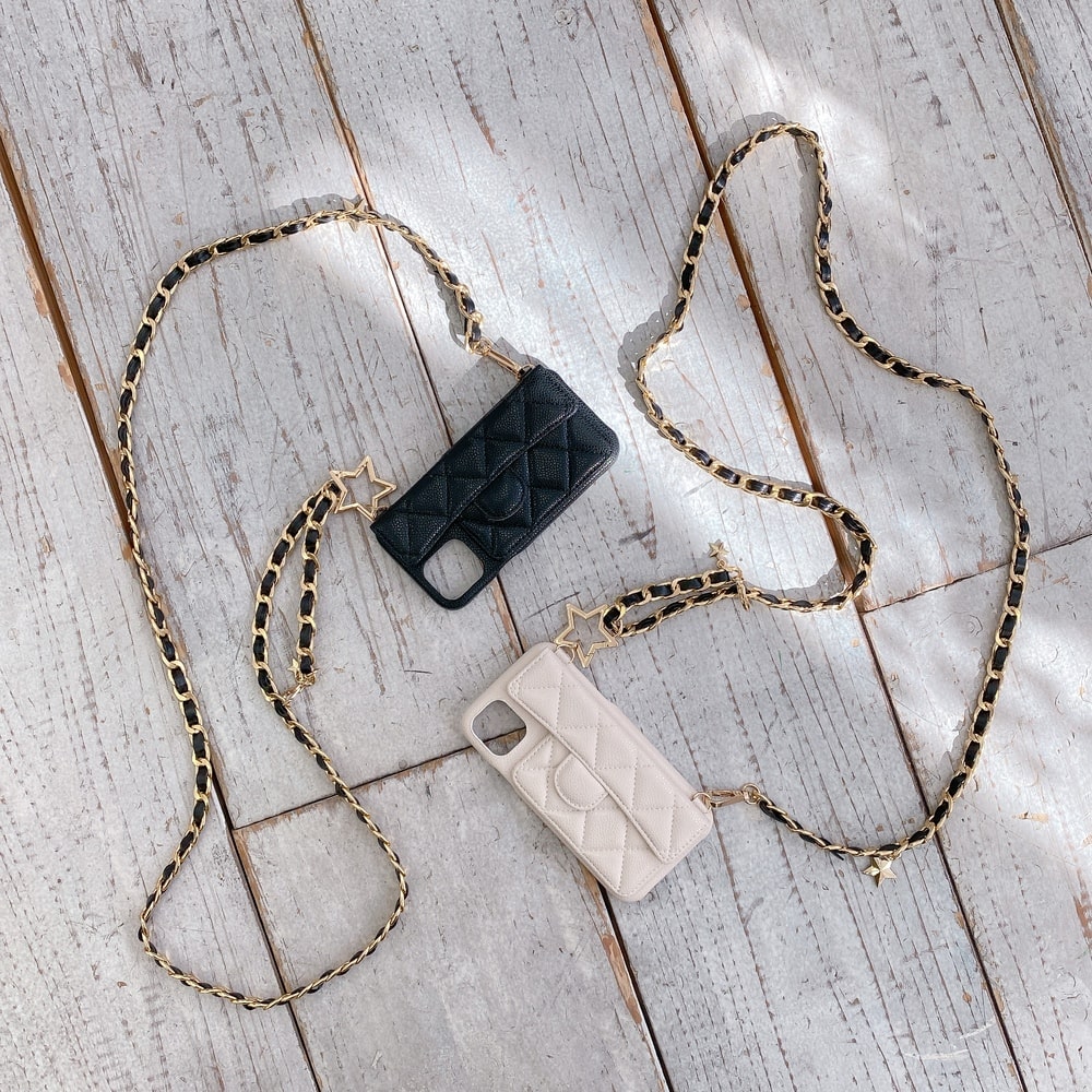 スマホケース Stella Chain アイボリー
