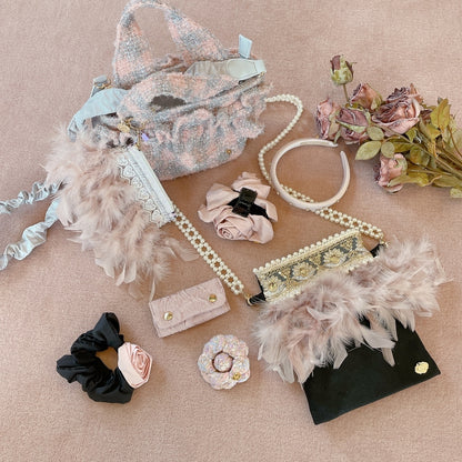 ミニサコッシュ Wintry Meghan ブラック