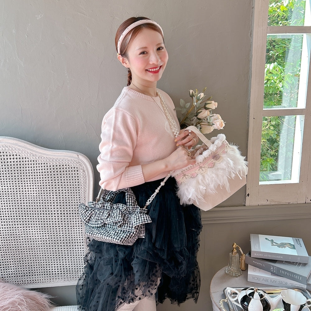 巾着＆トートSET Pom Pom Bunny