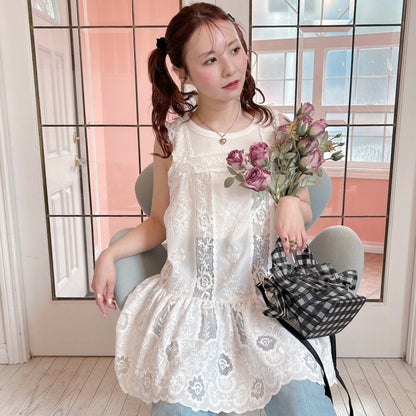 ★Eternalレースミニワンピ