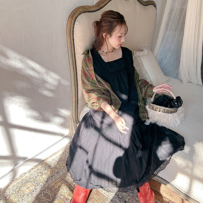 ★コットンレースDollyワンピース