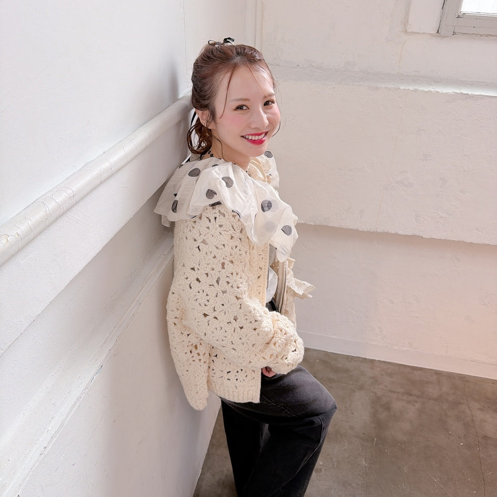 ★Clochetニットブルゾン