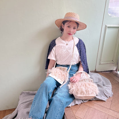 ★リボンEmbroideryTsh