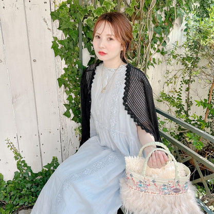 ★Noble Laceリネンワンピース