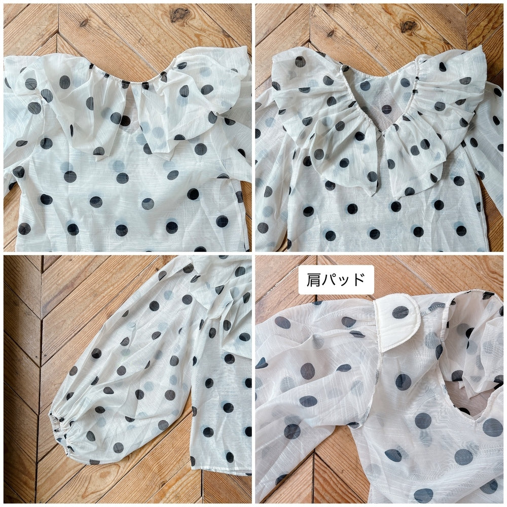 ★Polka Puffブラウス