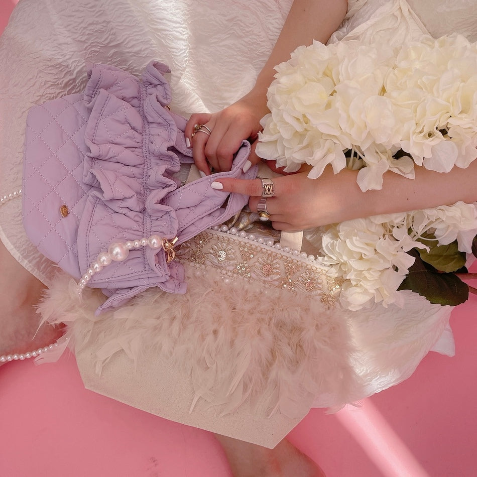 トート Wintry Meghan【アイボリー/グレー】