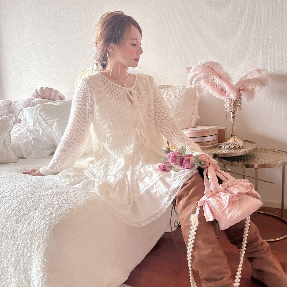 ★Girlyリボンニット