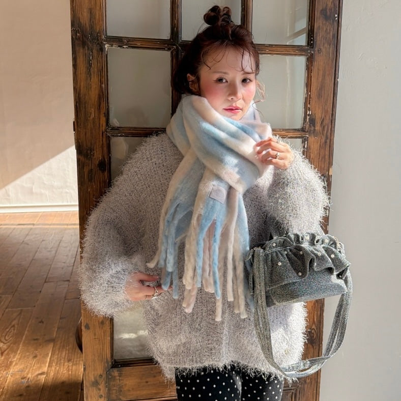 ★Shaggyニットガウン2025