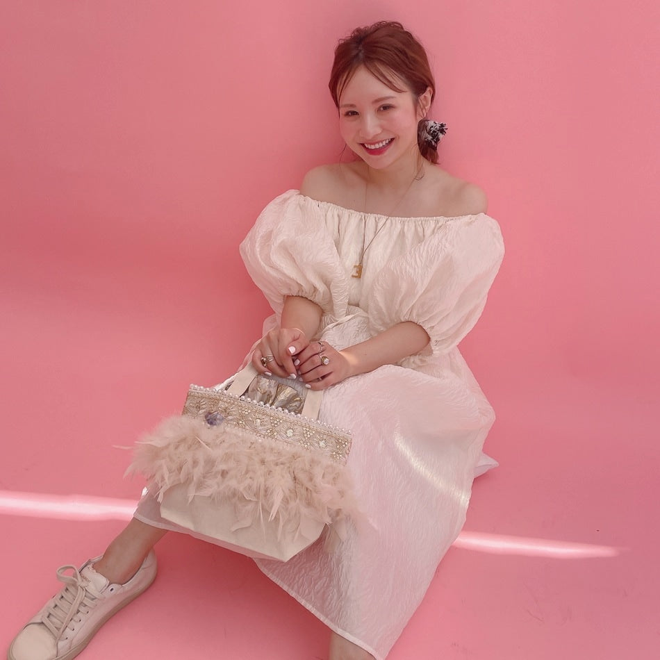 トート Wintry Meghan【アイボリー/グレー】