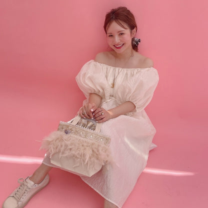 トート Wintry Meghan【アイボリー/グレー】