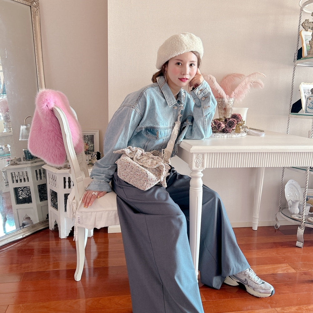 ★Mannishワイドパンツ