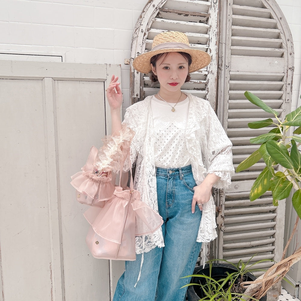 ★リボンEmbroideryTsh