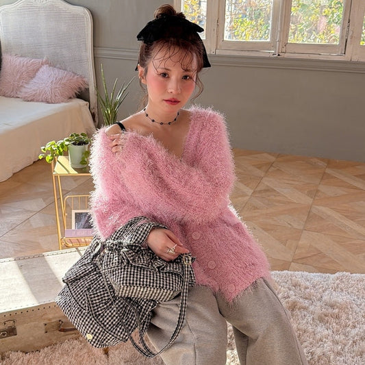 ★Shaggyニットガウン2025