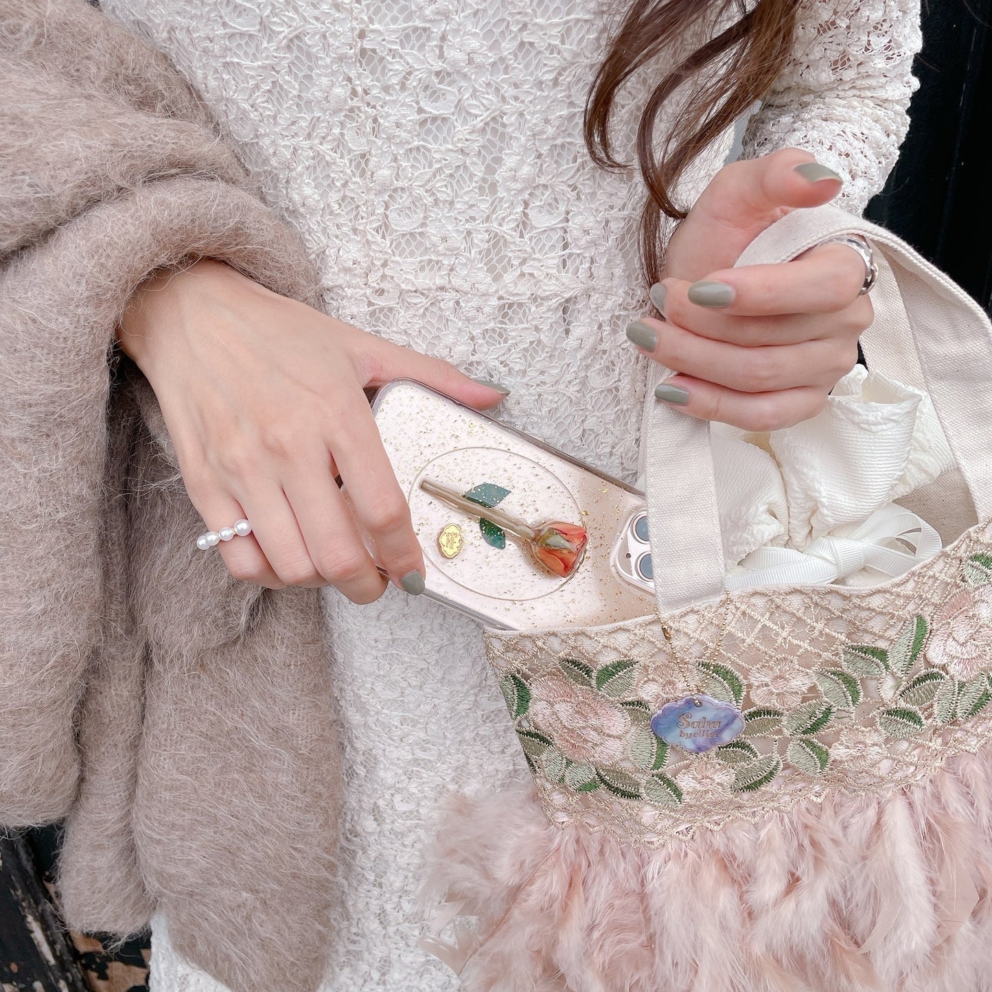 スマホケース Rose Rouge