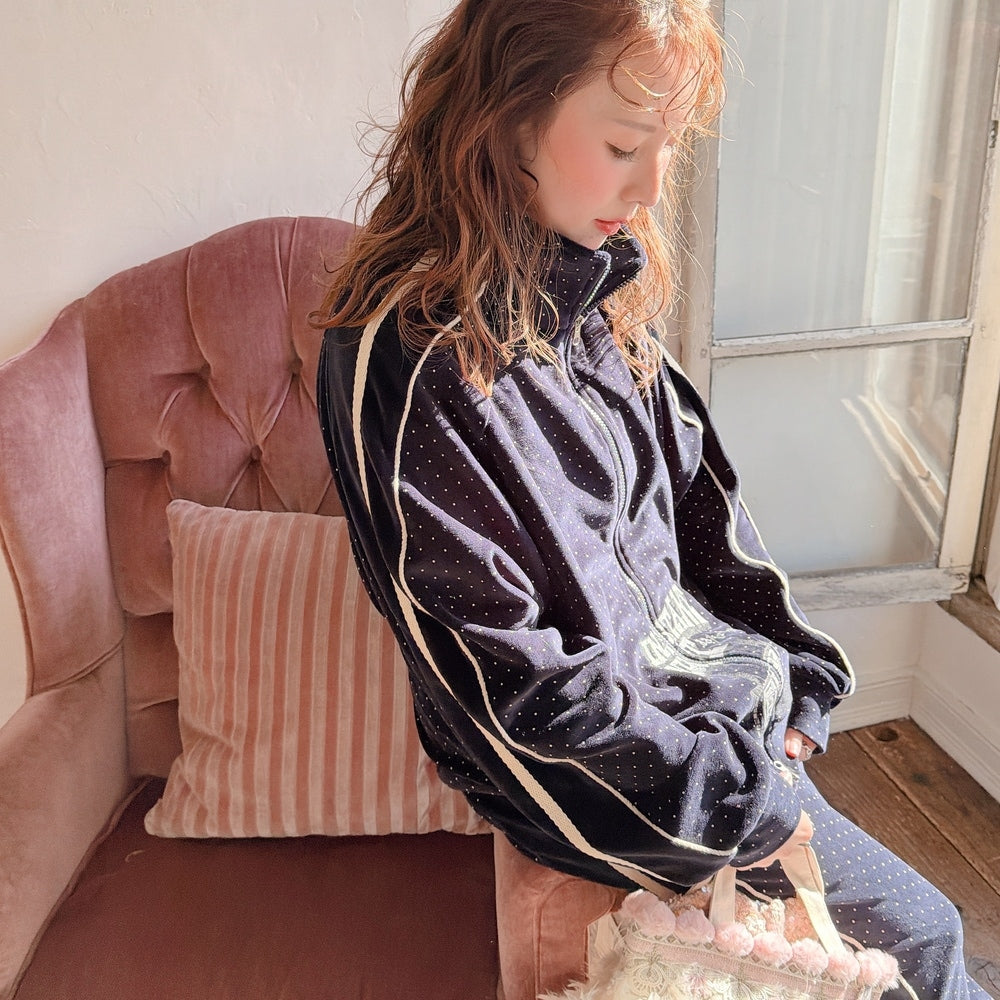 ★Polka Chillベロアジャージ