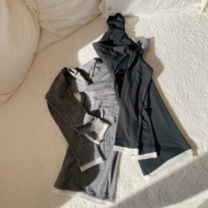 ★Bicolorタートルネック