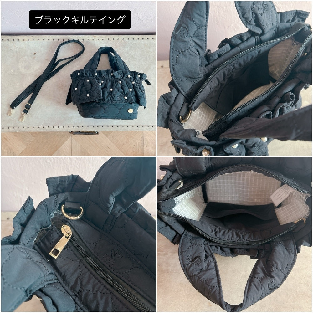 ミディフリルバッグ Pearlette Bebe