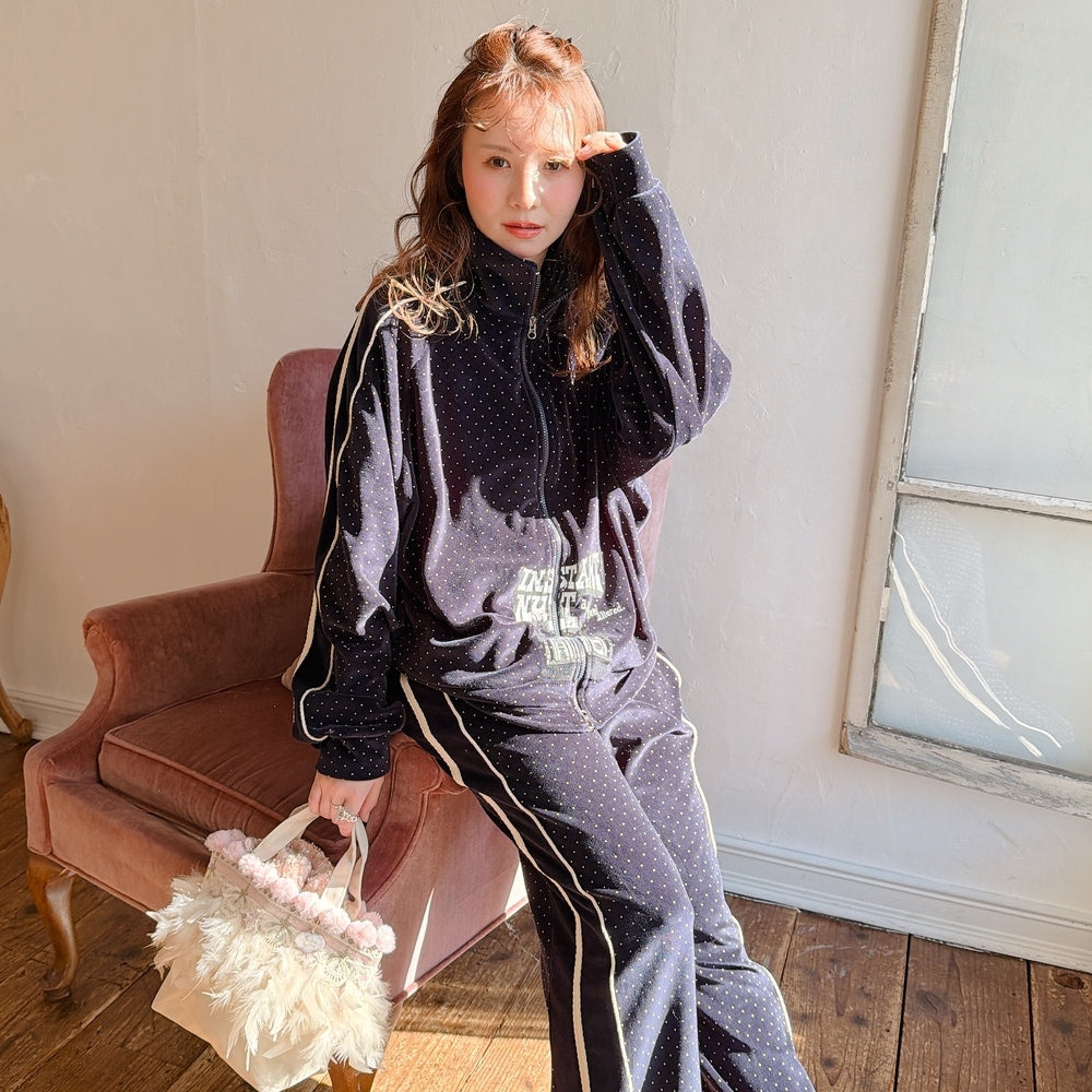 ★Polka Chillベロアジャージ