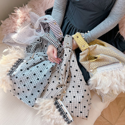 ハンドルカバー Katie【ギンガム】