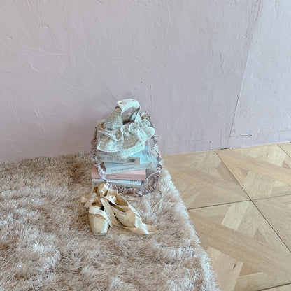 ミニフリルバッグ Tweedy Bebe【チェックホワイト】1サイズ