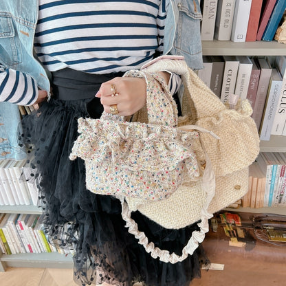フリルバッグ Tweedy Bebe【アイボリー】1サイズ
