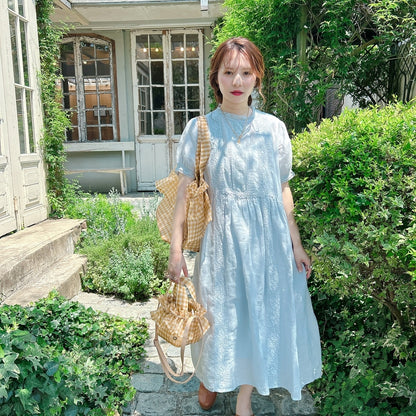 ★Noble Laceリネンワンピース