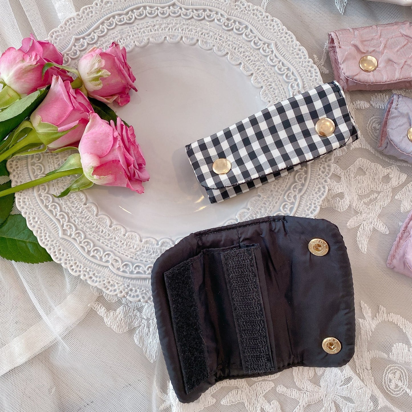 ハンドルカバー Katie【ギンガム】