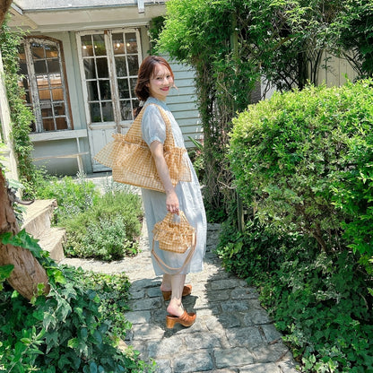 ★Noble Laceリネンワンピース