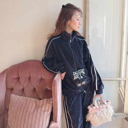 ★Polka Chillベロアジャージ