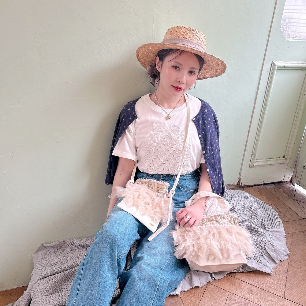 トート Wintry Meghan【アイボリー/グレー】