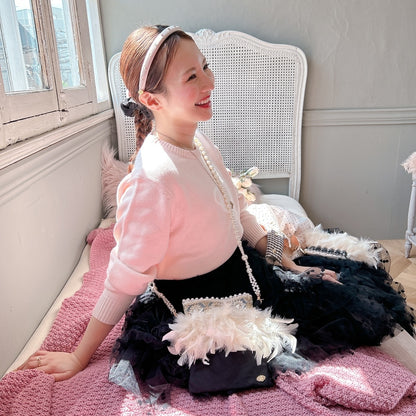 ミニサコッシュ Wintry Meghan ブラック