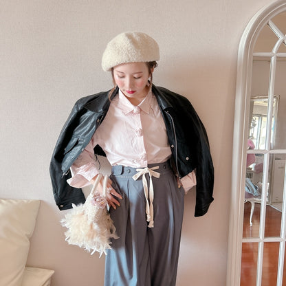 ★Mannishワイドパンツ