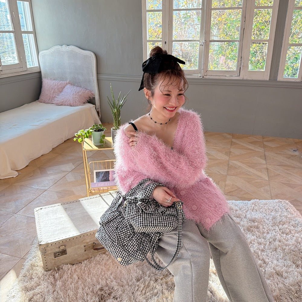 ★Shaggyニットガウン2025