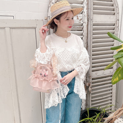 ★リボンEmbroideryTsh