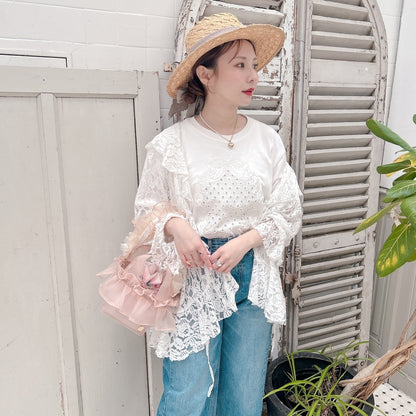 ★リボンEmbroideryTsh