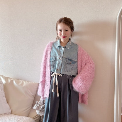 ★Shaggyニットガウン2025