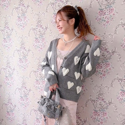 ★Amour ジャカードカーディガン