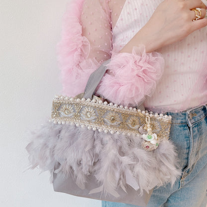 トート Wintry Meghan【アイボリー/グレー】