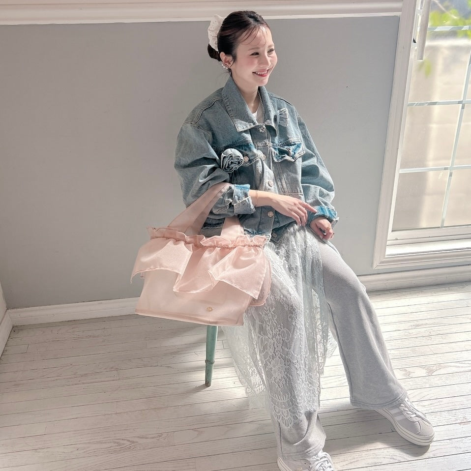 ★SheerレースロンTワンピ