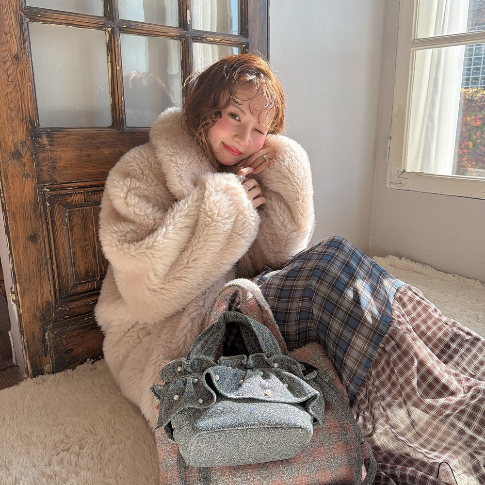 ミディフリルバッグ Pearlette Bebe