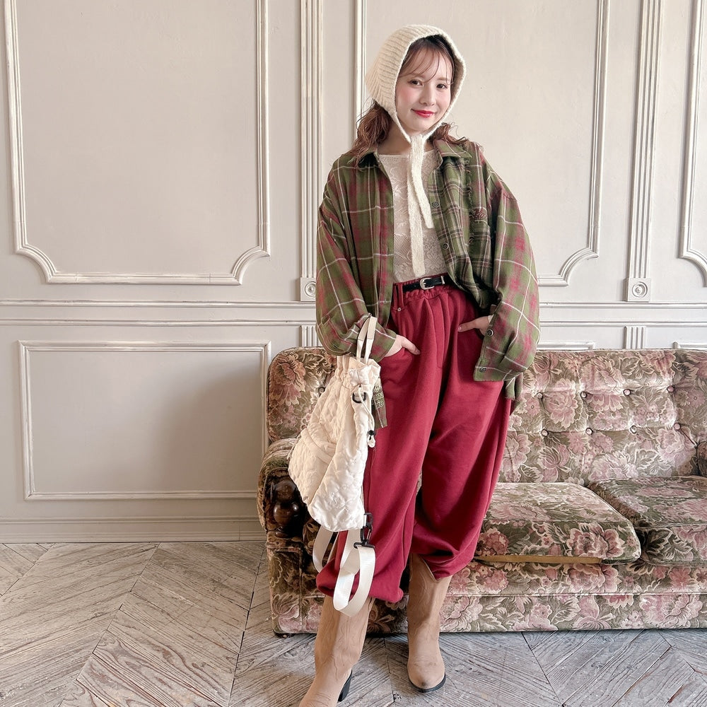 ★Cozy Loungeスウェット【ベルト付き】