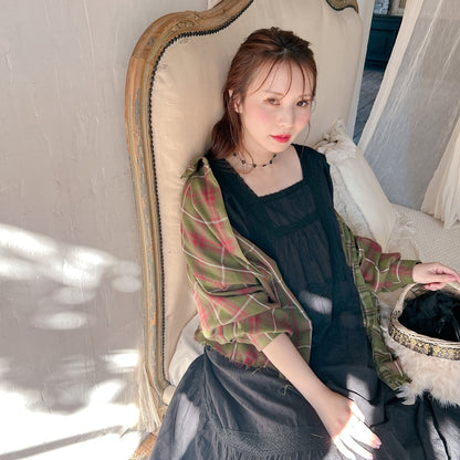 ★コットンレースDollyワンピース