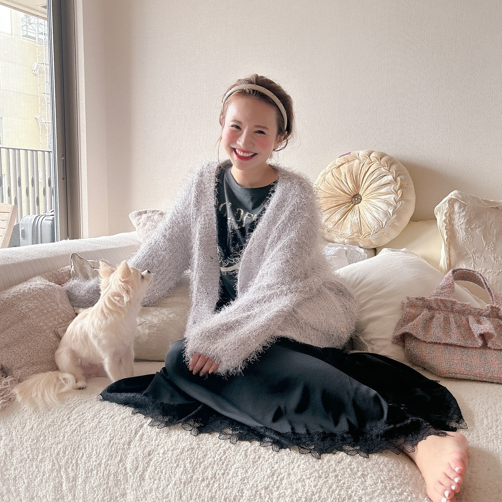 ★Shaggyニットガウン2025