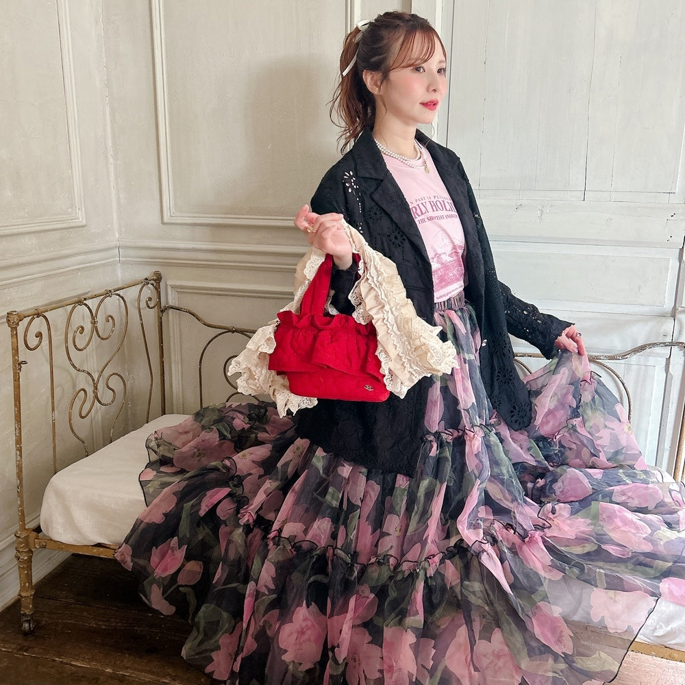 フリルストラップ Colette