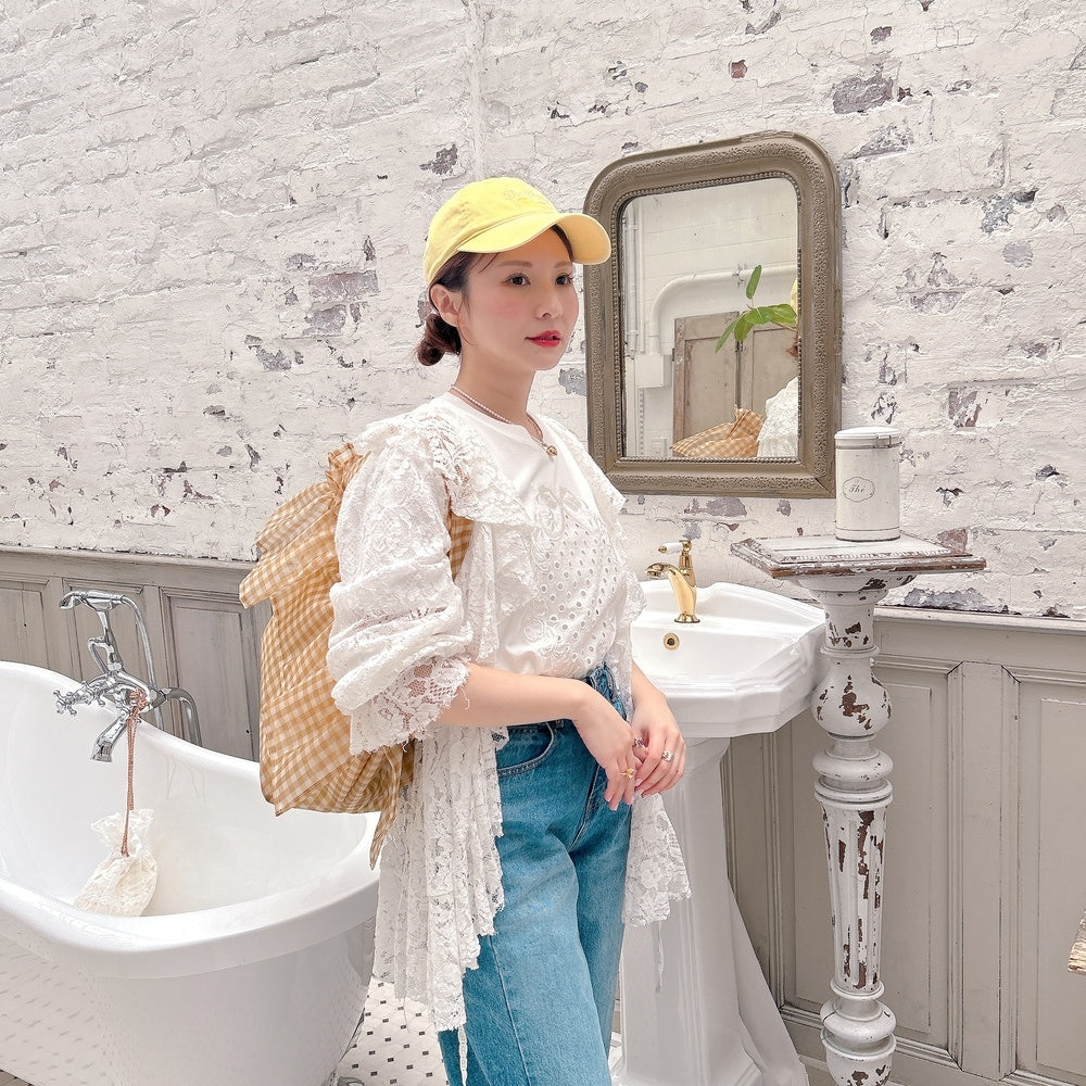 ★リボンEmbroideryTsh