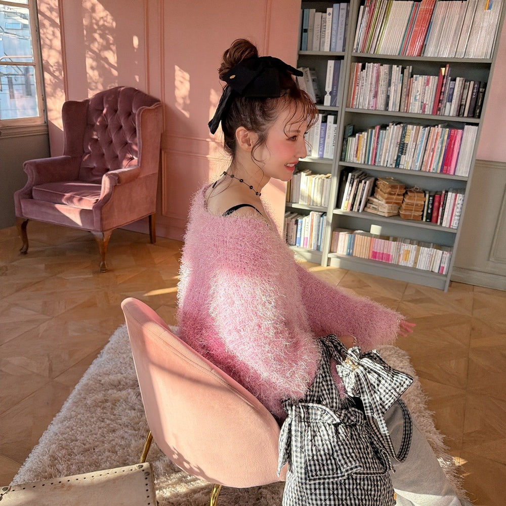 ★Shaggyニットガウン2025