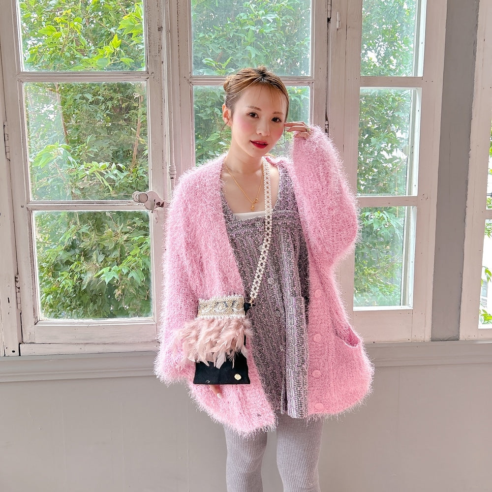 ミニサコッシュ Wintry Meghan ブラック